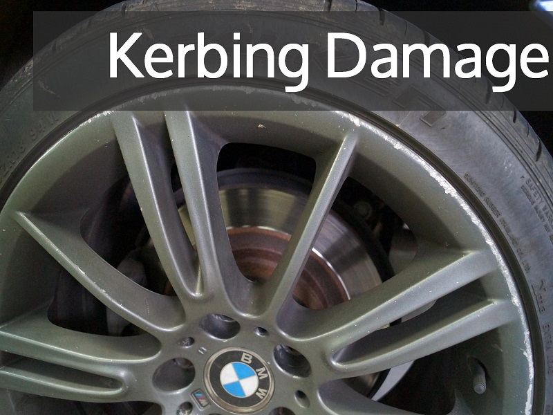 BMW Wheel Kerb Damage